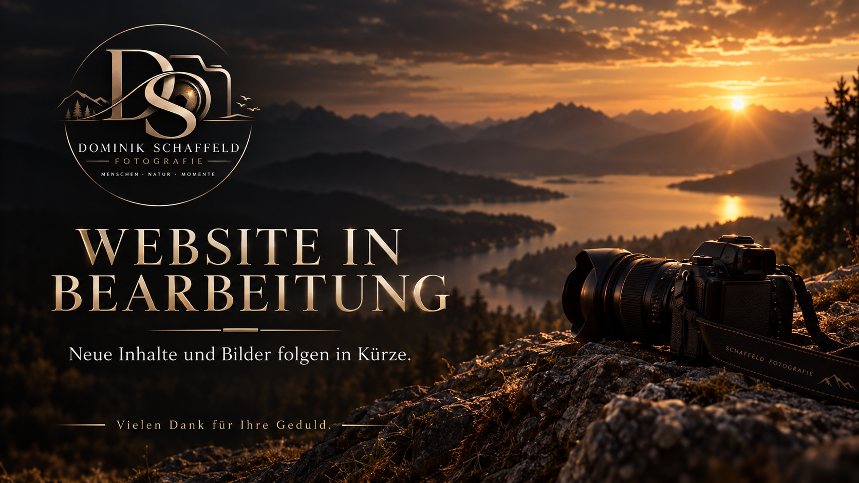 Schaffeld Fotografie – Website in Bearbeitung